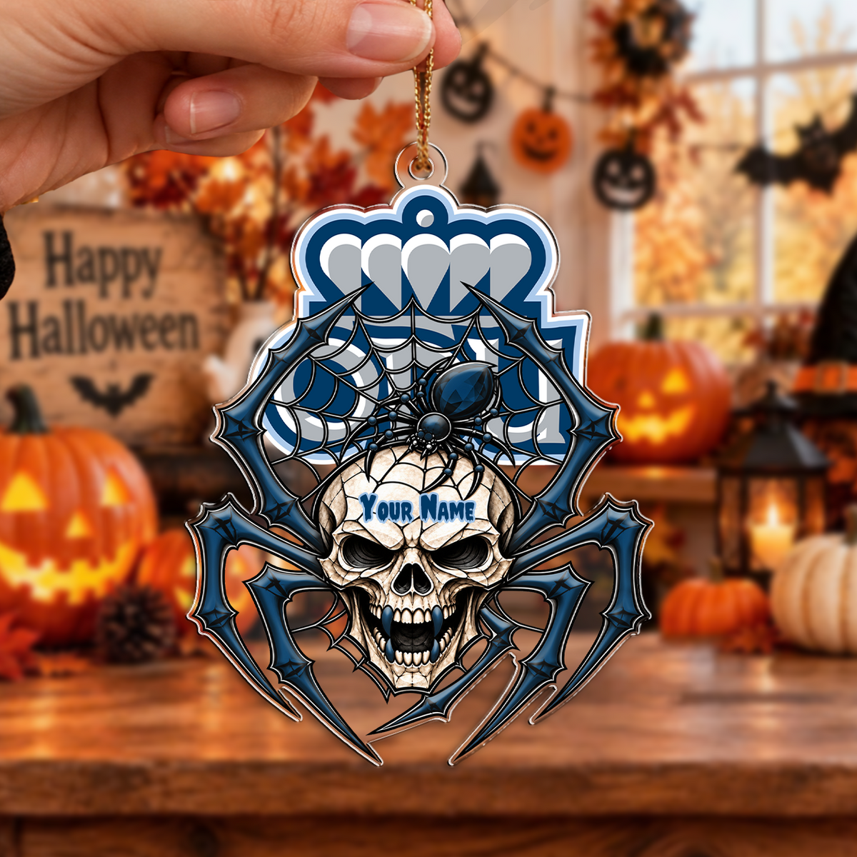 FINAL SALE - NEW CUSTOMIZED NCAA CFH03 ODM OLD DOMINION MONARCHS HALLOWEEN ACRYLIC ORNAMENT