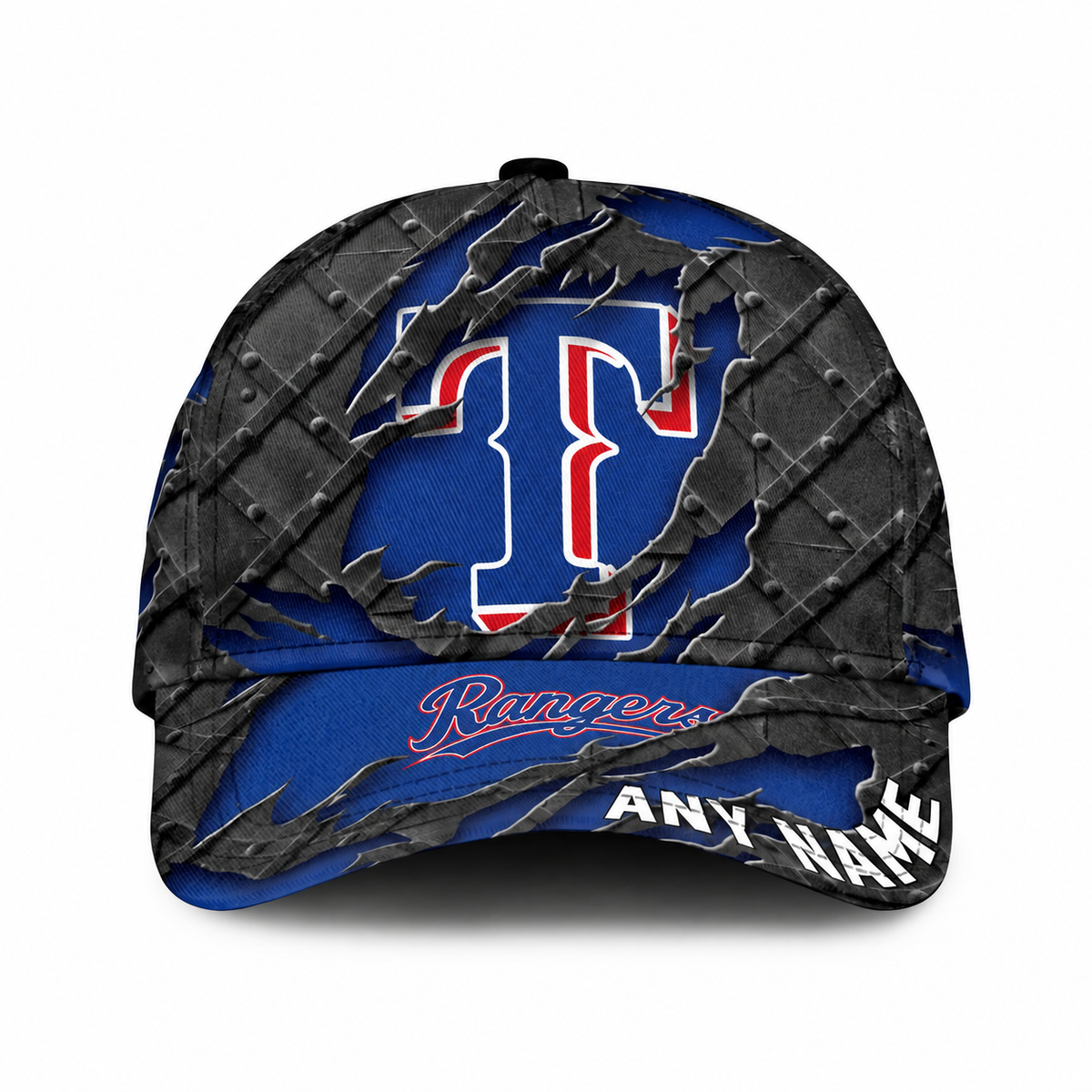 ELITE EDITION - NEW CUSTOMIZED MLB08 TRS TEXAS RANGERS CLASSIC CAP