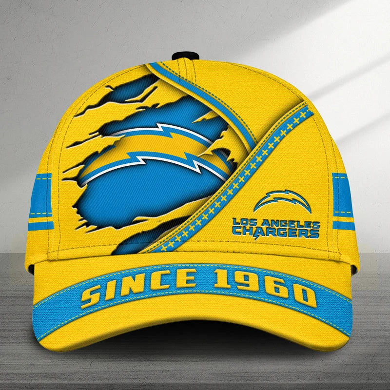 EXCLUSIVE EDITION - NEW CUSTOMIZED NFL09 LAC LOS ANGELES CHARGERS CLASSIC CAP