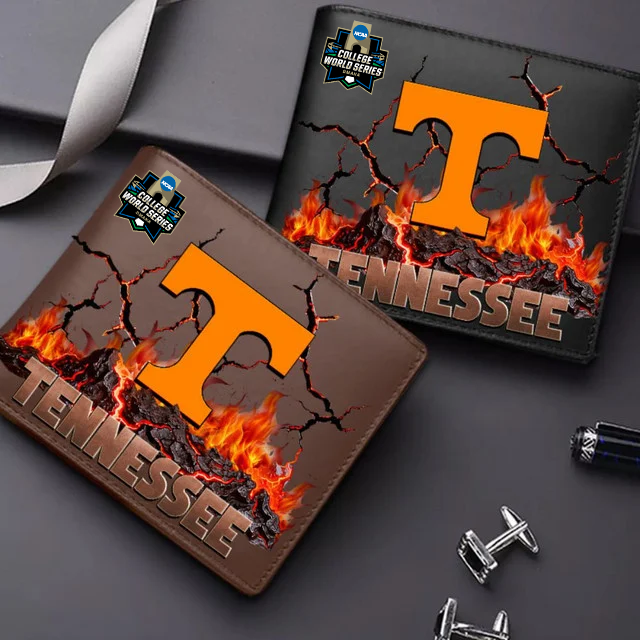 LIMITED EDITION - NEW CUSTOMIZED CWS NCAA12 TNV TN VOLUNTEERS LEATHER WALLET