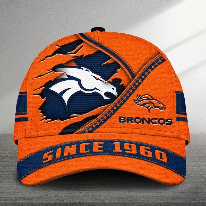 EXCLUSIVE EDITION - NEW CUSTOMIZED NFL13 DVB DENVER BRONCOS CLASSIC CAP