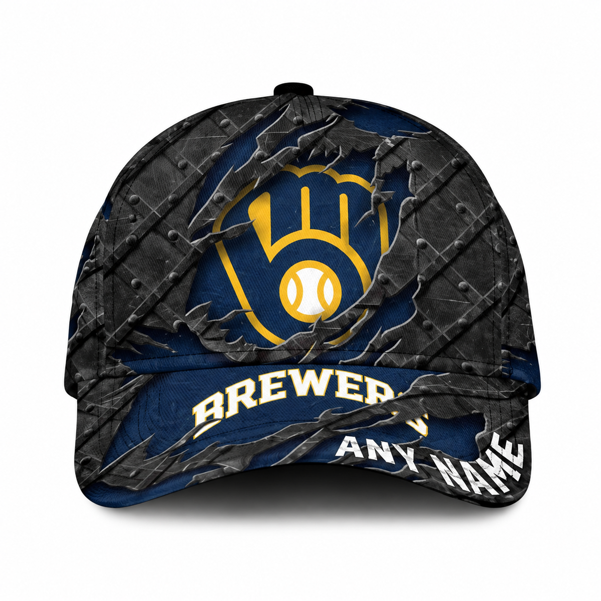 ELITE EDITION - NEW CUSTOMIZED MLB15 MBS MILWAUKEE BREWERS CLASSIC CAP