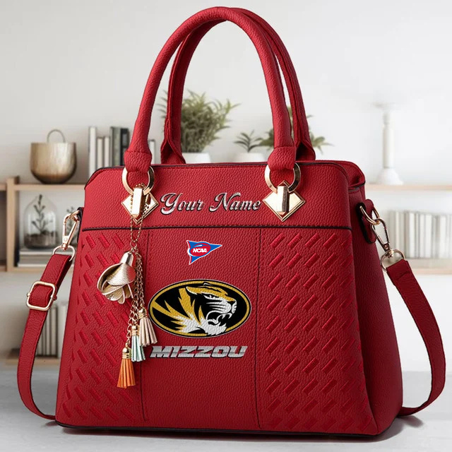 LIMITED EDITION - NEW CUSTOMIZED NCAA FBS26 MST MS TIGERS HANDBAG MULTICOLOR