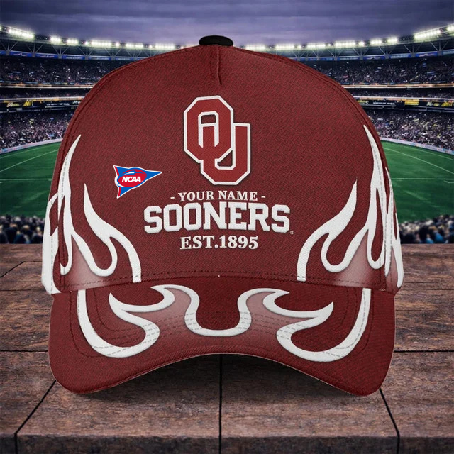 EXCLUSIVE EDITION - NEW CUSTOMIZED | NCAA FBS31 OUS OKLAHOMA SOONERS CLASSIC CAP
