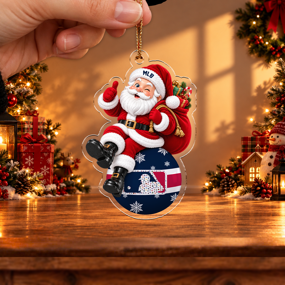 FLASH SALE - NEW CUSTOMIZED MLB32 ALL TEAMS CHRISTMAS ACRYLIC ORNAMENT