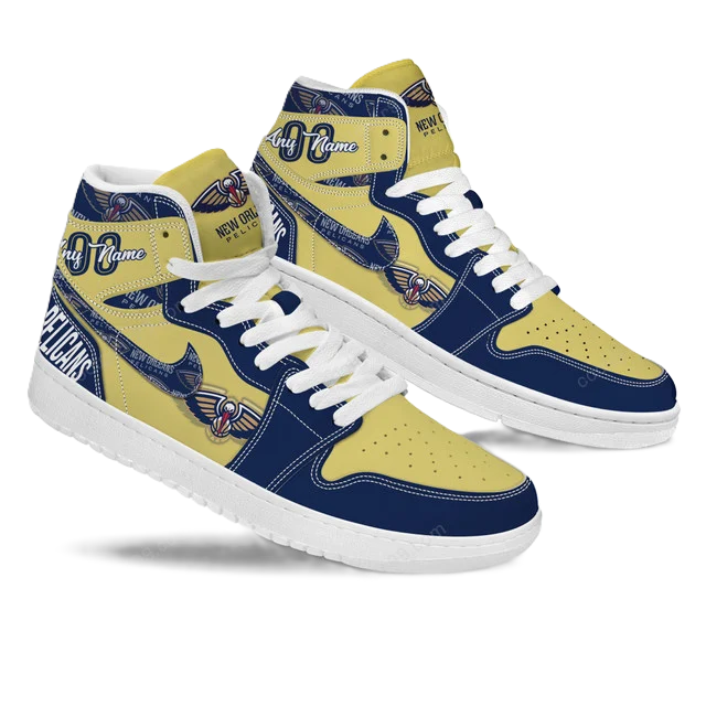 FINAL SALE - NEW CUSTOMIZED NBA30 NO PELICANS AIR JORDAN SNEAKERS