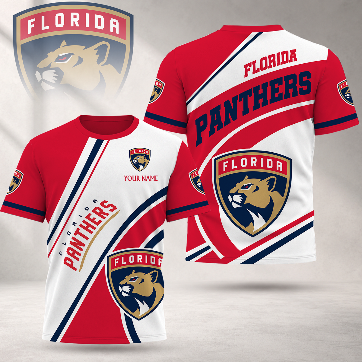 LIMITED EDITION - NEW CUSTOMIZED NHL01 FPT FLORIDA PANTHERS T-SHIRT, POLO SHIRT, ZIP POLO SHIRT, SWEATSHIRT, HOODIE & ZIP HOODIE