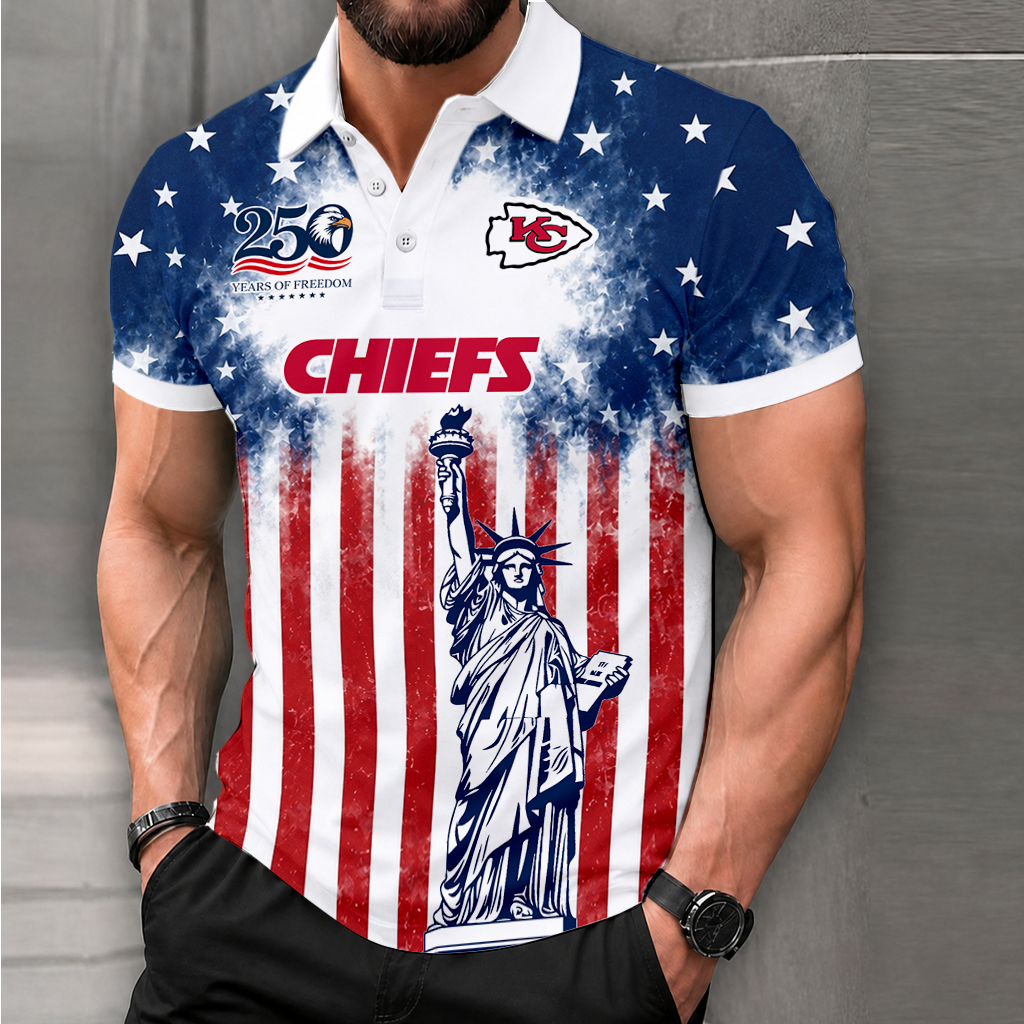 MEGA SALE - NEW CUSTOMIZED NFL01 KCC KANSAS CITY CHIEFS POLO SHIRT, ZIP POLO SHIRT & T-SHIRTS