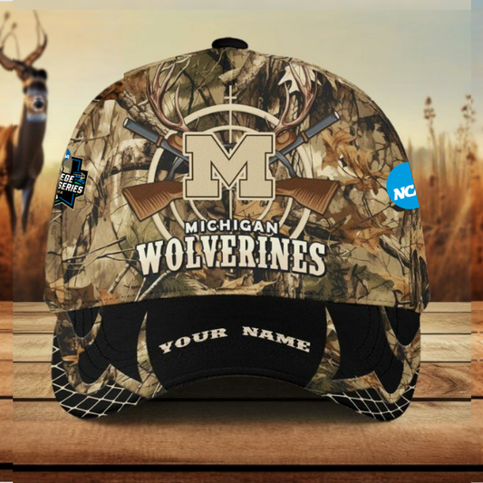 LIMITED EDITION - NEW CUSTOMIZED CWS NCAA01 MIW MI WOLVERINES CLASSIC CAP