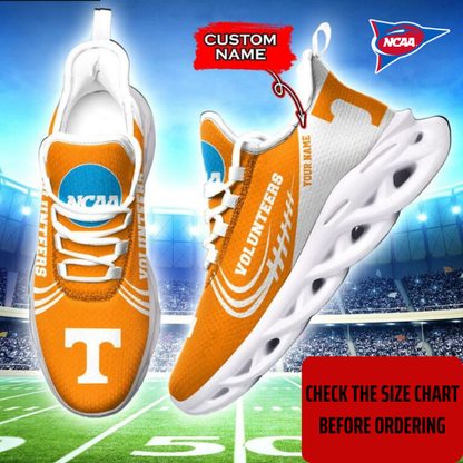 FLASH SALE - NEW CUSTOMIZED NCAA FBS01 TNV TENNESSEE VOLUNTEERS CLUNKY SNEAKERS