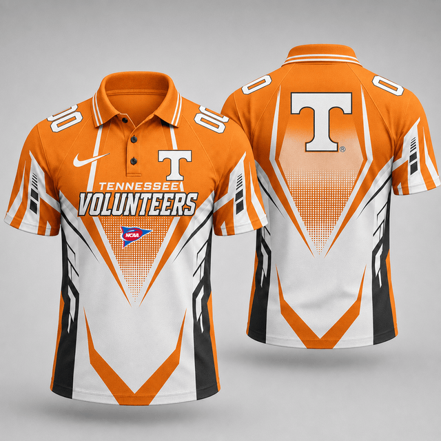 VIRAL EDITION - NEW CUSTOMIZED NCAA FBS01 TNV TENNESSEE VOLUNTEERS POLO SHIRT, ZIP POLO SHIRT, HOODIE, ZIP HOODIE, T-SHIRT & SWEATSHIRT