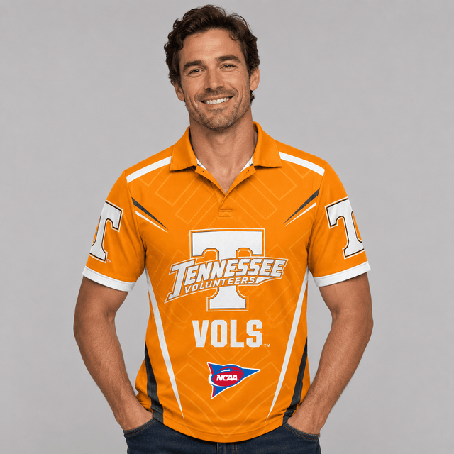 ELITE EDITION - NEW CUSTOMIZED NCAA FBS01 TNV TENNESSEE VOLUNTEERS POLO SHIRT, ZIP POLO SHIRT, HOODIE, ZIP HOODIE, T-SHIRT & SWEATSHIRT