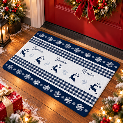 VIRAL EDITION - NEW CUSTOMIZED MLB01 NYY NEW YORK YANKEES WATER-ABSORBENT FLOOR MAT