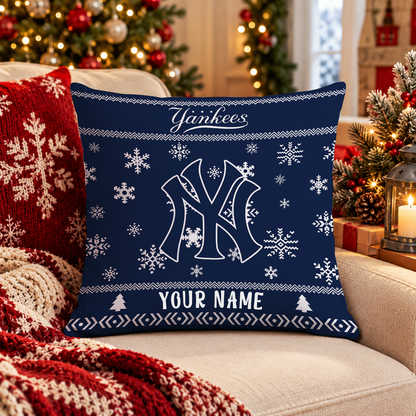 FINAL SALE - NEW PERSONALIZED MLB01 NYY NEW YORK YANKEES PILLOW CASE