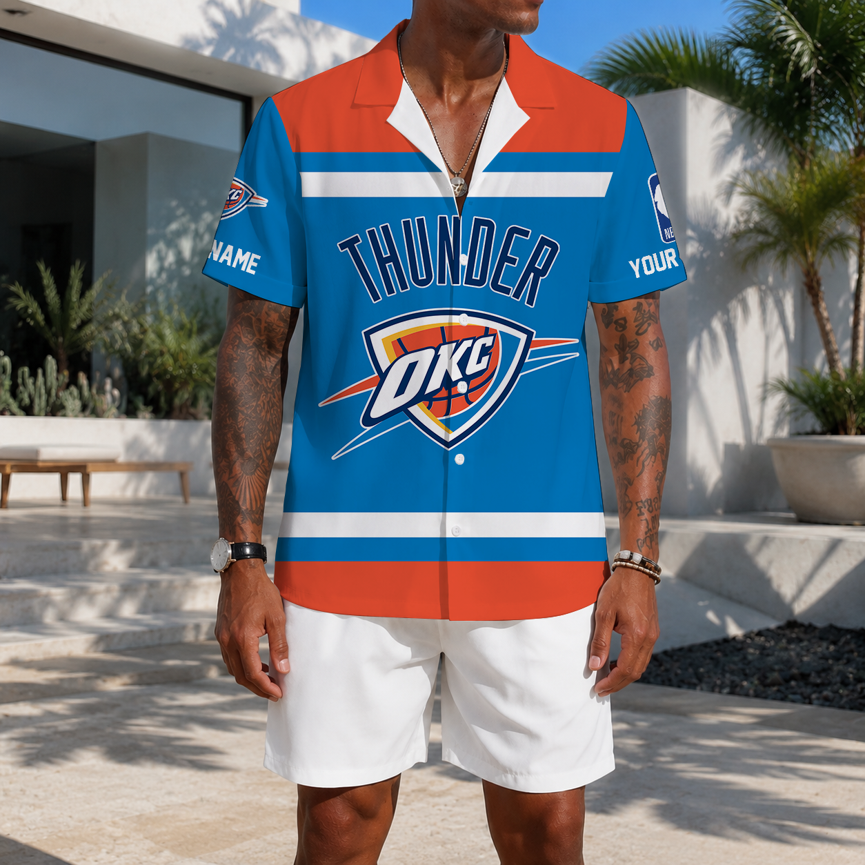 LIMITED EDITION - NEW CUSTOMIZED NBA01 OCT OKLAHOMA CITY THUNDER UNISEX HAWAIIAN SHIRT