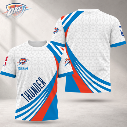 FINAL SALE - NEW CUSTOMIZED NBA01 OCT OKLAHOMA CITY THUNDER T-SHIRT, POLO SHIRT, ZIP POLO SHIRT, SWEATSHIRT, HOODIE & ZIP HOODIE