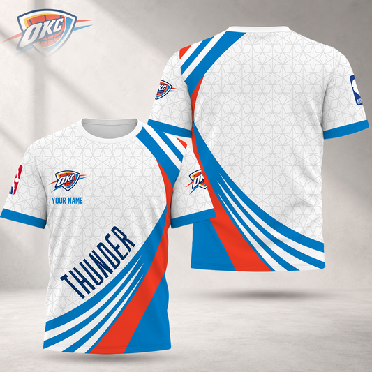 FINAL SALE - NEW CUSTOMIZED NBA01 OCT OKLAHOMA CITY THUNDER T-SHIRT, POLO SHIRT, ZIP POLO SHIRT, SWEATSHIRT, HOODIE & ZIP HOODIE