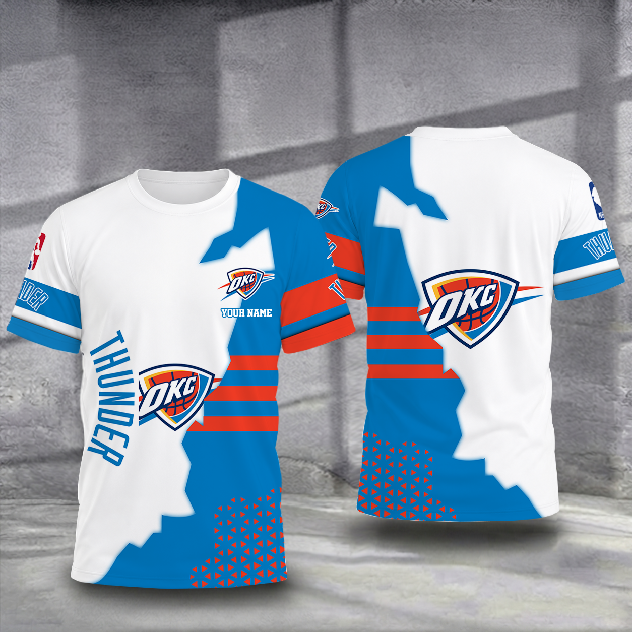 FINAL SALE - NEW CUSTOMIZED NBA01 OCT OKLAHOMA CITY THUNDER T-SHIRT, POLO SHIRT, ZIP POLO SHIRT, SWEATSHIRT, HOODIE & ZIP HOODIE