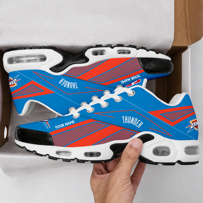 FLASH SALE - NEW CUSTOMIZED NBA01 OCT OKLAHOMA CITY THUNDER AIR MAX PLUS SNEAKERS