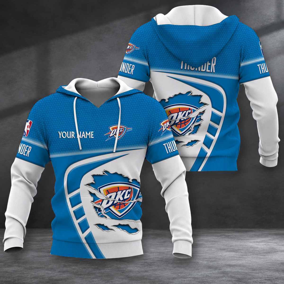 FINAL SALE - NEW CUSTOMIZED NBA01 OCT OKLAHOMA CITY THUNDER T-SHIRT, POLO SHIRT, ZIP POLO SHIRT, SWEATSHIRT, HOODIE & ZIP HOODIE