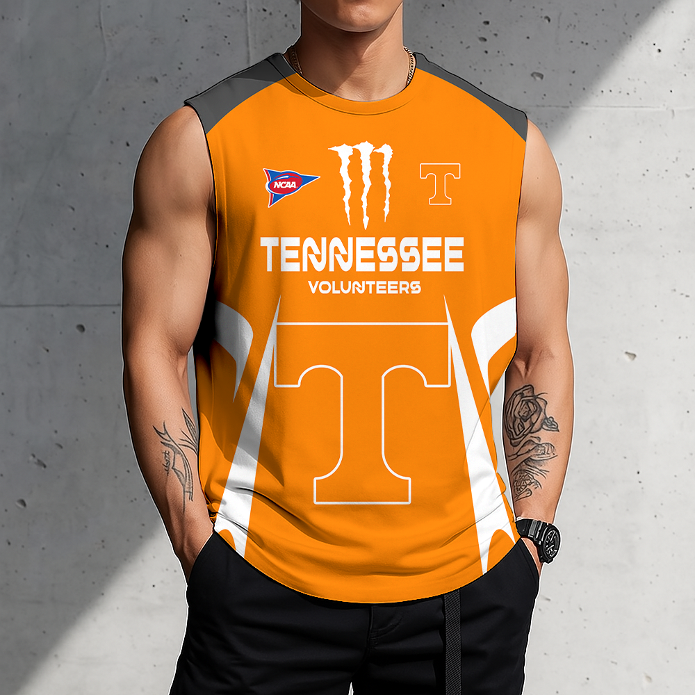 ACTIVE OFFER - NEW CUSTOMIZED | NCAA FBS01 TNV TN VOLUNTEERS MEN'S GYM SHIRT