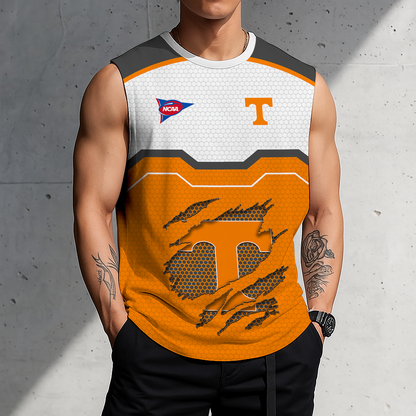 LIMITED EDITION - NEW CUSTOMIZED NCAA FBS01 TNV TENNESSEE VOLUNTEERS MEN'S GYM SHIRT