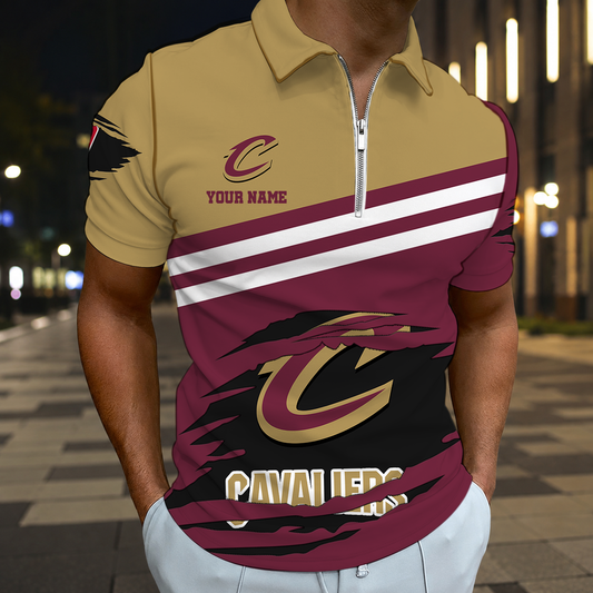FINAL SALE - NEW CUSTOMIZED NBA02 CCA CLEVELAND CAVALIERS T-SHIRT, POLO SHIRT, ZIP POLO SHIRT, SWEATSHIRT, HOODIE & ZIP HOODIE