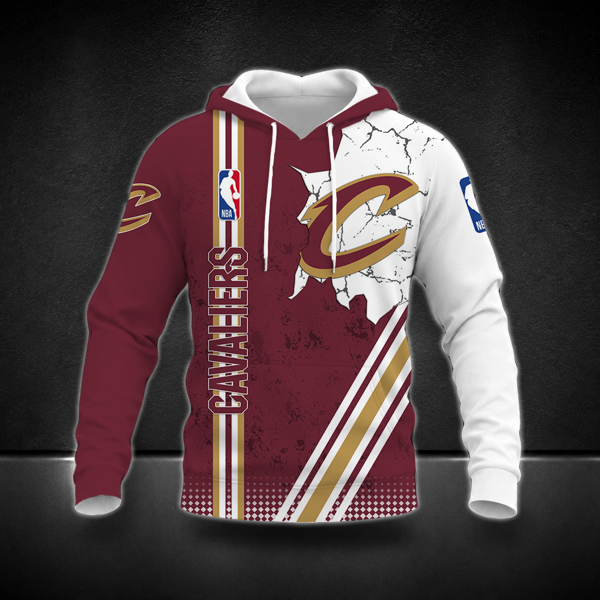 FINAL SALE - NEW CUSTOMIZED NBA02 CCA CLEVELAND CAVALIERS T-SHIRT, POLO SHIRT, ZIP POLO SHIRT, SWEATSHIRT, HOODIE & ZIP HOODIE