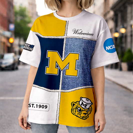 VIRAL EDITION - NEW CUSTOMIZED NCAA MAM02 MIW MI WOLVERINES HOODIE, T-SHIRTS, ZIP HOODIE, SWEATSHIRTS & POLO SHIRT