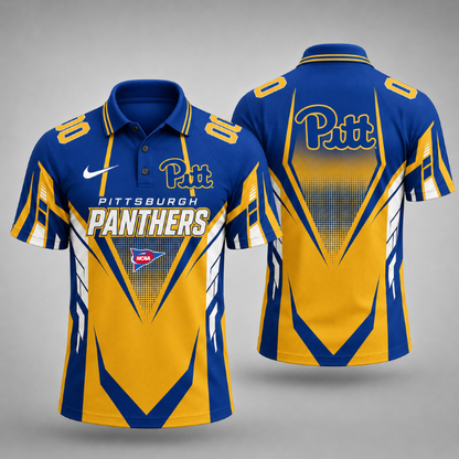 VIRAL EDITION - NEW CUSTOMIZED NCAA FBS02 PIP PITTSBURGH PANTHERS POLO SHIRT, ZIP POLO SHIRT, HOODIE, ZIP HOODIE, T-SHIRT & SWEATSHIRT
