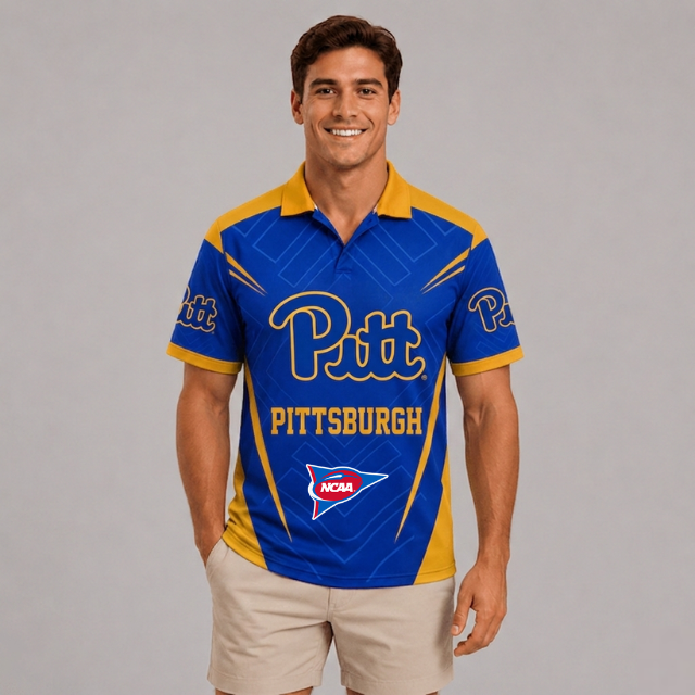 ELITE EDITION - NEW CUSTOMIZED NCAA FBS02 PIP PITTSBURGH PANTHERS POLO SHIRT, ZIP POLO SHIRT, HOODIE, ZIP HOODIE, T-SHIRT & SWEATSHIRT