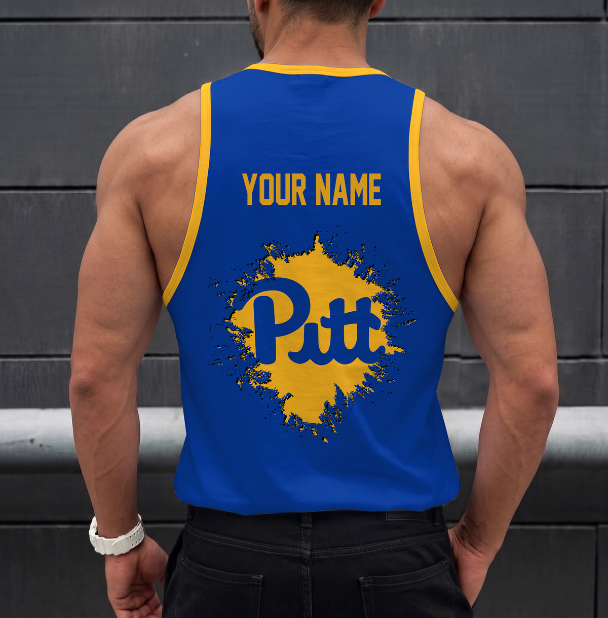 SPECIAL EDITION - NEW CUSTOMIZED NCAA FBS02 PIP PITTSBURGH PANTHERS UNISEX TANK TOP