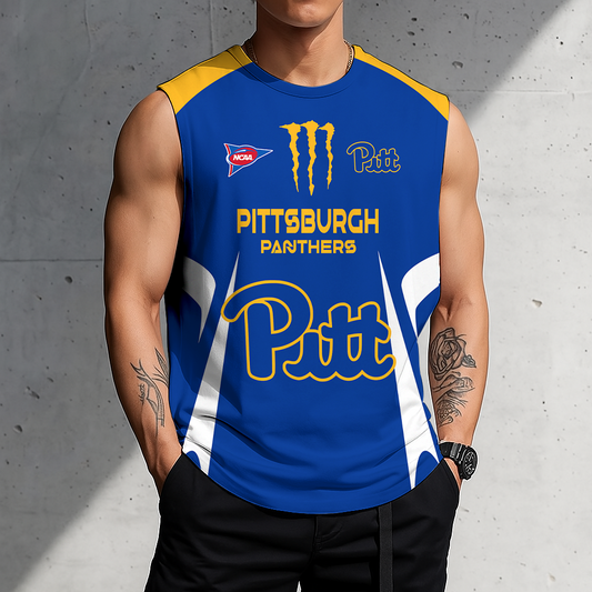 ACTIVE OFFER - NEW CUSTOMIZED | NCAA FBS02 PIP PI PANTHERS MEN'S GYM SHIRT