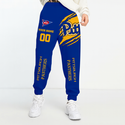 LIMITED DROP - NEW CUSTOMIZED | NCAA FBS02 PIP PI PANTHERS UNISEX LONG PANTS