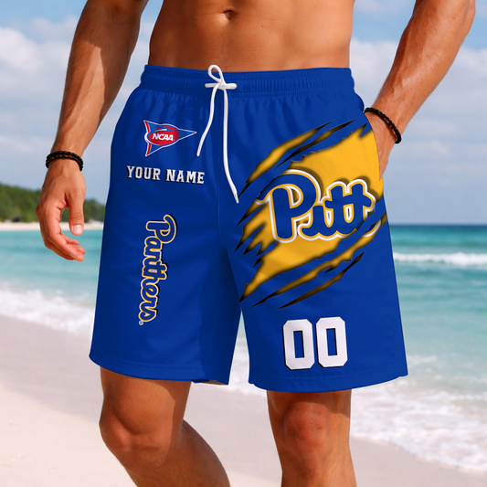 LIMITED DROP - NEW CUSTOMIZED | NCAA FBS02 PIP PI PANTHERS SHORT PANTS
