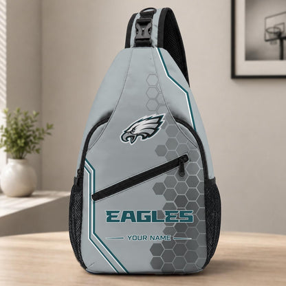 ELITE EDITION - NEW CUSTOMIZED NFL02 PPE PHILADELPHIA EAGLES SLING BAG