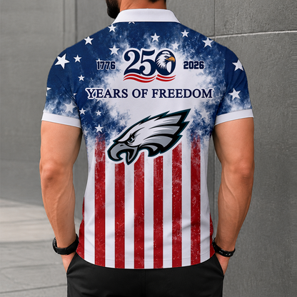MEGA SALE - NEW CUSTOMIZED NFL02 PPE PHILADELPHIA EAGLES POLO SHIRT, ZIP POLO SHIRT & T-SHIRTS
