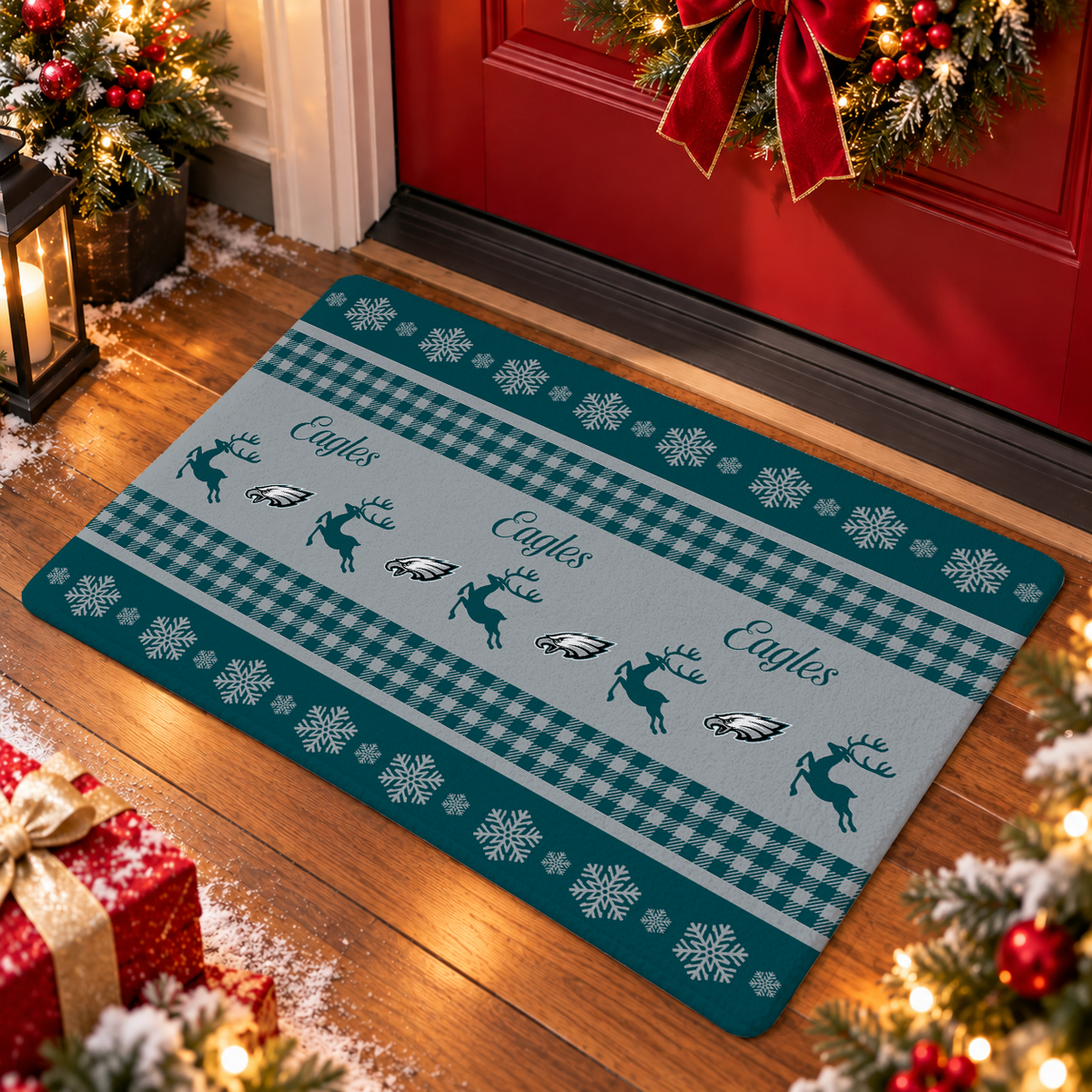 ELITE EDITION - NEW CUSTOMIZED NFL02 PPE PHILADELPHIA EAGLES WATER-ABSORBENT FLOOR MAT