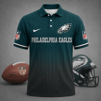 FINAL SALE - NEW CUSTOMIZED NFL02 PPE PHILADELPHIA EAGLES T-SHIRT, POLO SHIRT, ZIP POLO SHIRT, SWEATSHIRT, HOODIE & ZIP HOODIE