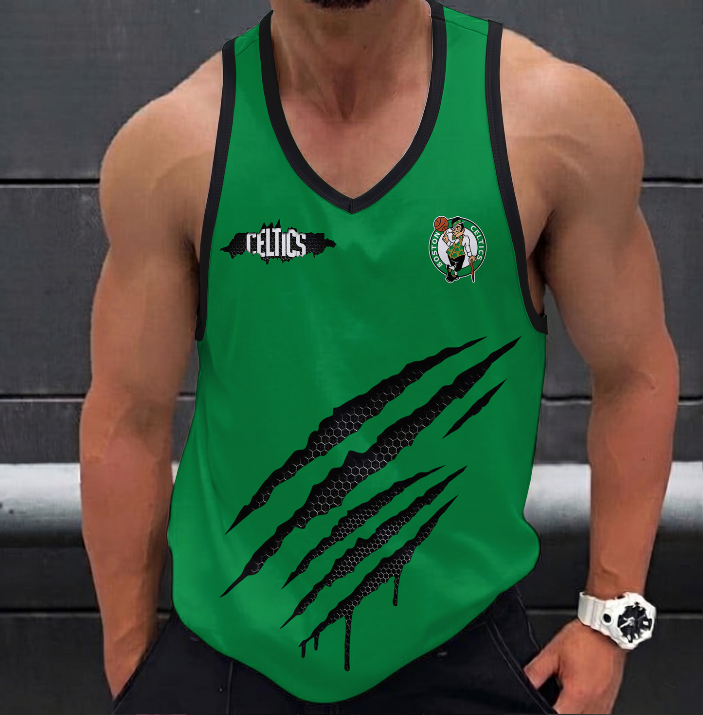 FINAL SALE - NEW CUSTOMIZED NBA03 BCE BOSTON CELTICS UNISEX TANK TOP