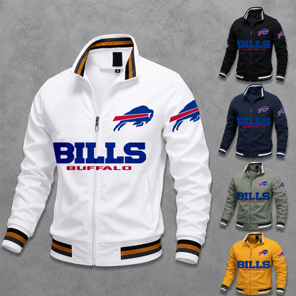 [SPECIAL OFFER] NEW CUSTOMIZED NFL03 BFB BUFFALO BILLS MEN'S CASUAL JACKET