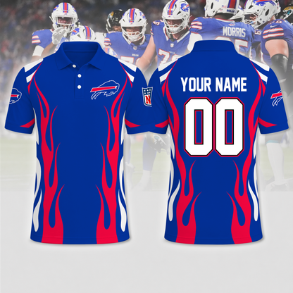 EXCLUSIVE EDITION - NEW CUSTOMIZED | NFL03 BFB BUFFALO BILLS T-SHIRT, POLO SHIRT, ZIP POLO SHIRT, SWEATSHIRT, HOODIE & ZIP HOODIE