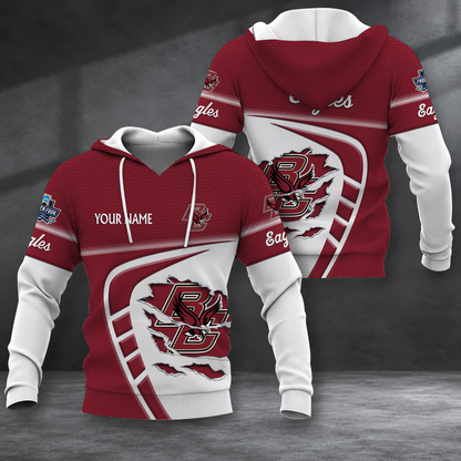 ELITE EDITION - NEW CUSTOMIZED NCAA MFF03 BOE BOSTON COLLEGE EAGLES HOODIE, ZIP HOODIE, T-SHIRT, POLO SHIRT, ZIP POLO SHIRT & SWEATSHIRT