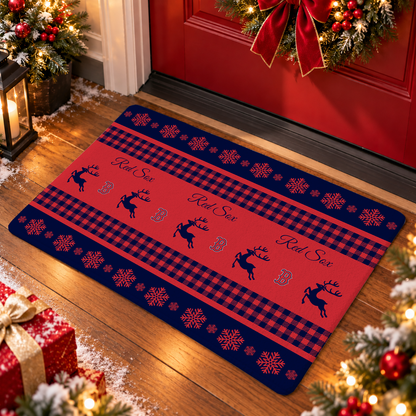 VIRAL EDITION - NEW CUSTOMIZED MLB03 BRS BOSTON RED SOX WATER-ABSORBENT FLOOR MAT