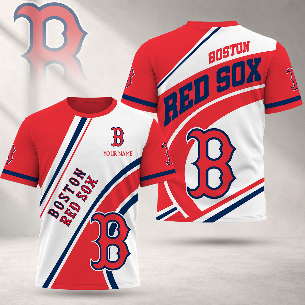 EXCLUSIVE EDITION - NEW CUSTOMIZED MLB03 BRS BOSTON RED SOX T-SHIRT, POLO SHIRT, ZIP POLO SHIRT, SWEATSHIRT, HOODIE & ZIP HOODIE