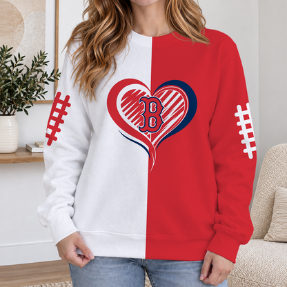 SPECIAL EDITION - NEW CUSTOMIZED MLB03 BRS BOSTON RED SOX RIBBED HOODIE & SWEATSHIRT