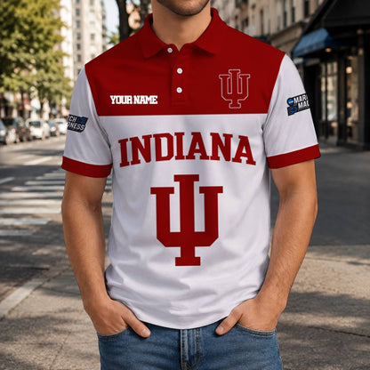 HOT DEAL - NEW CUSTOMIZED NCAA MAM03 IDH INDIANA HOOSIERS T-SHIRT, POLO SHIRT, ZIP POLO SHIRT, SWEATSHIRT, HOODIE & ZIP HOODIE