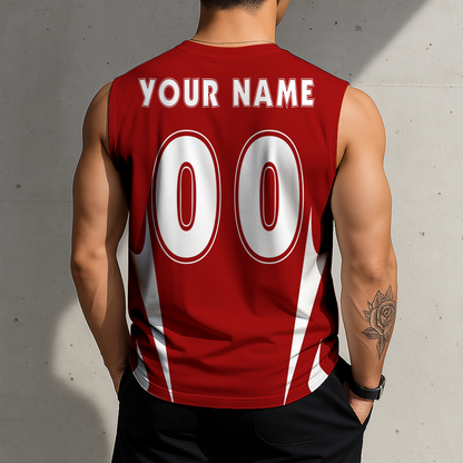ACTIVE OFFER - NEW CUSTOMIZED | NCAA MAM03 IDH ID HOOSIERS MEN'S GYM SHIRT