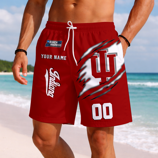 LIMITED DROP - NEW CUSTOMIZED | NCAA MAM03 IDH ID HOOSIERS SHORT PANTS
