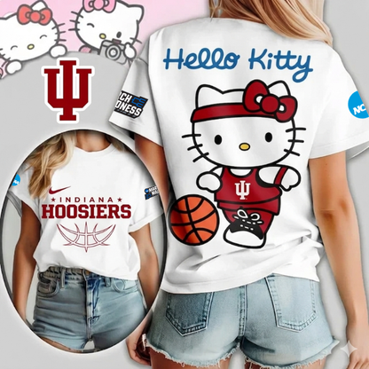 MEGA SALE - NEW CUSTOMIZED NCAA MAM03 IDH ID HOOSIERS HELLO KITTY T-SHIRT, SWEATSHIRT, HOODIE & ZIP HOODIE
